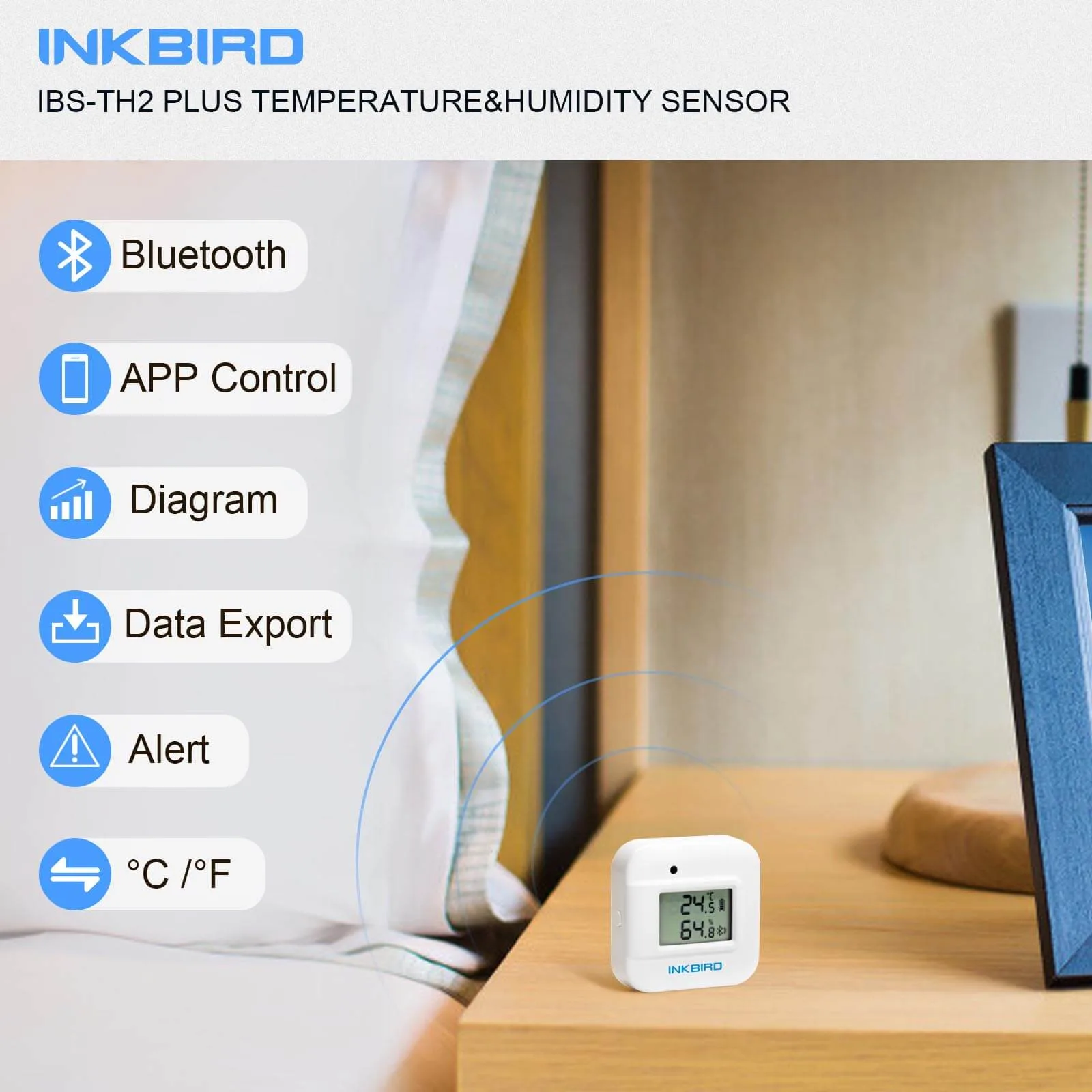 Inkbird IBS-TH2 temperature humidity sensor